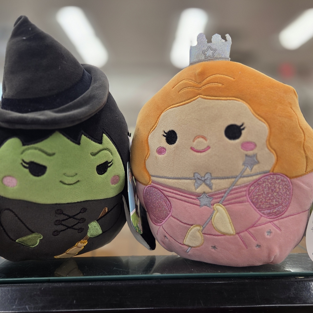 Plush Princess & Witch Soft Toy Duo - Pink Princess Plush